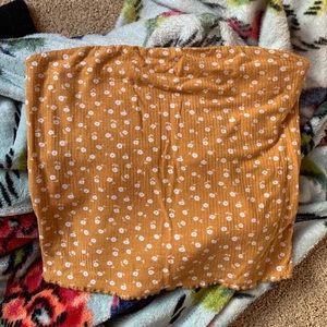 Yellow pacsun tube top